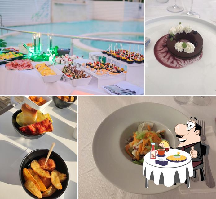 Piatto di formaggi al V Lounge Beach