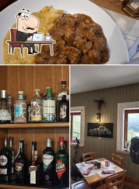 Tra le varie cose da Bar Ristorante Campo si possono trovare la interni e cibo
