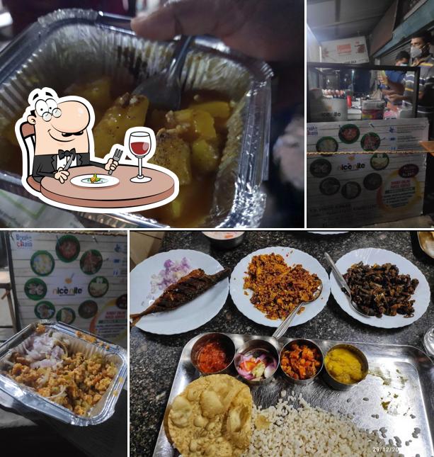 Meals at Nice Nite Egg Food Thattukada, Thrissur District, Kerala, India