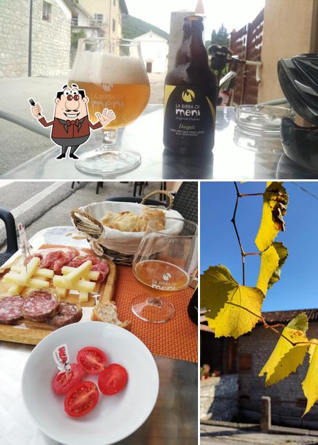 Tra le varie cose da Osteria Nuvolone si possono trovare la cibo e birra