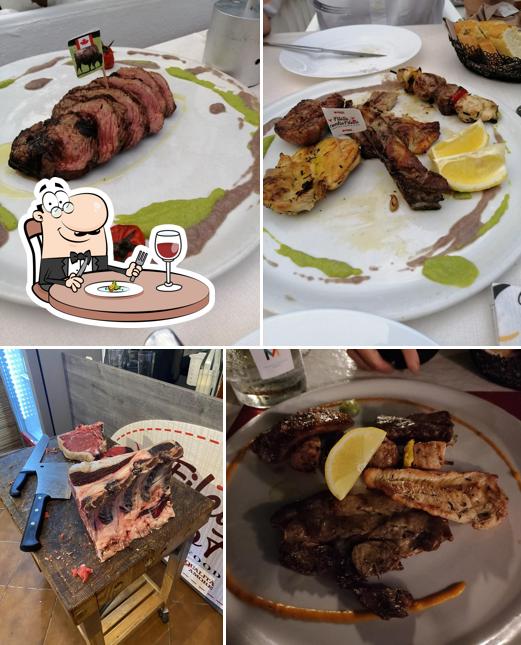 Cibo al filetto contro filetto