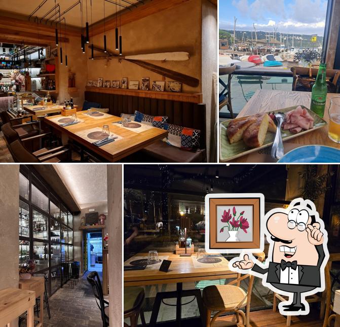 Gli interni di Trattoria Mandrać