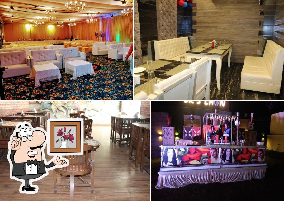 The interior of Grill to Chill - Best Restaurant in Rishikesh, Best Bar in Rishikesh, Best Banquet Hall in Rishikesh, Hotel Room in Rishikesh