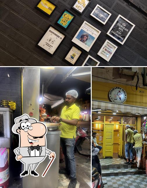 The exterior of Shawarma Wala sikandar khe. Devendranagar