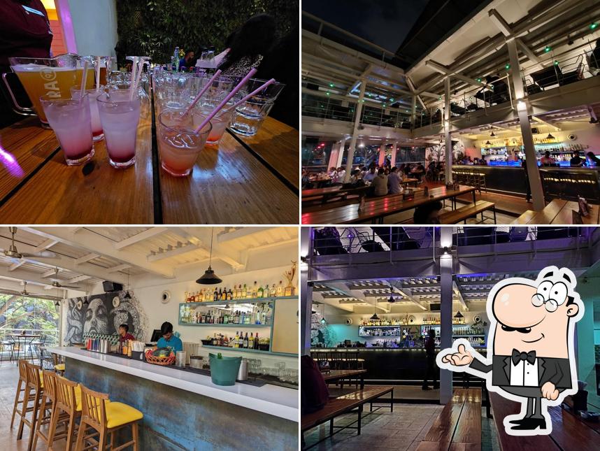 Take a seat at one of the tables at 1131 Bar + Kitchen