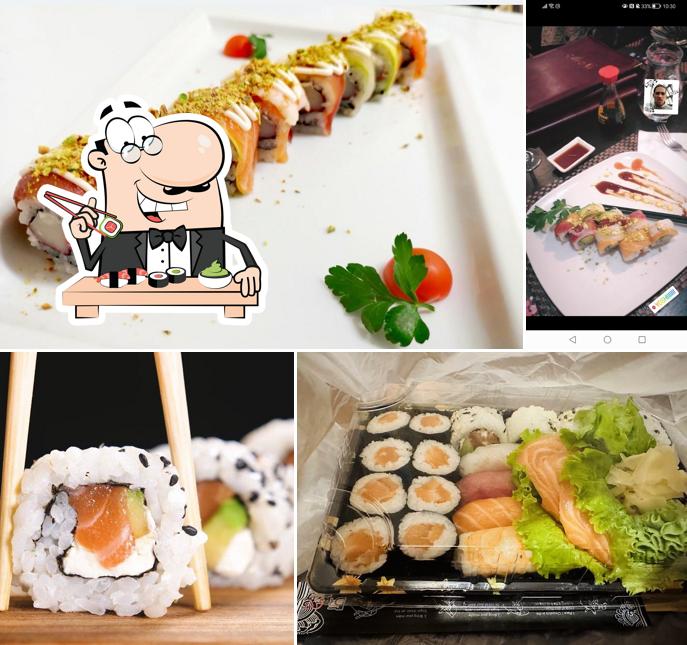 Scegli le varie opzioni di sushi