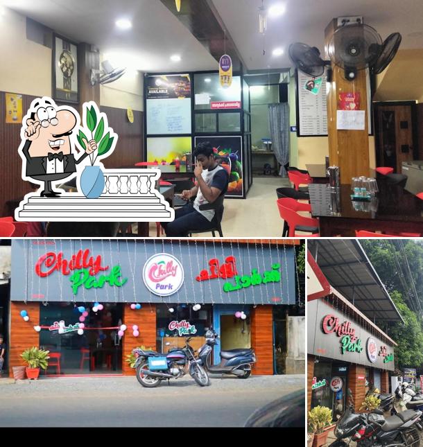 The picture of exterior and interior at Chilly Park Kuttoor Thiruvalla