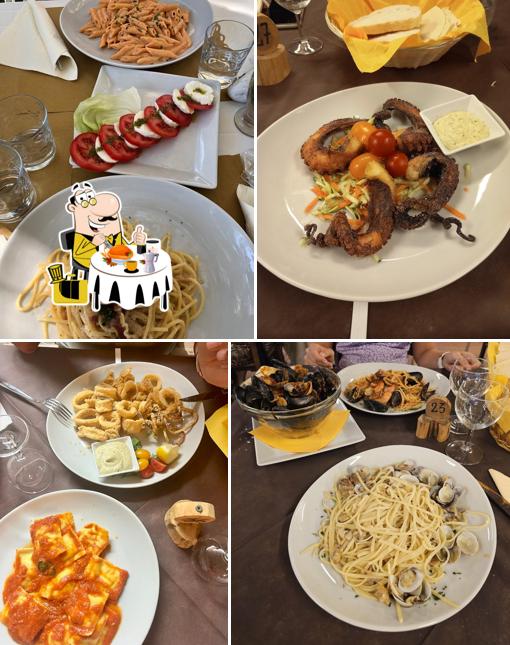 Cibo al Ristorante Camping Tavolara