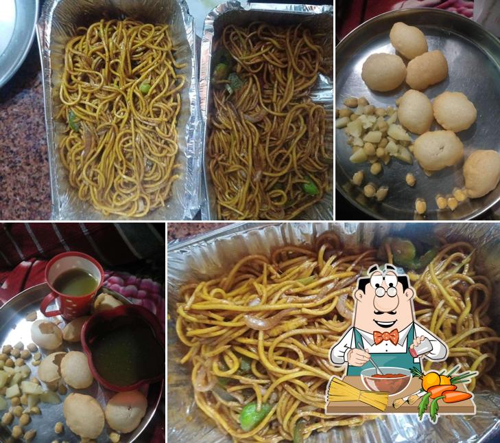 Spaghetti bolognese at Bikaner Misthan Bhandar