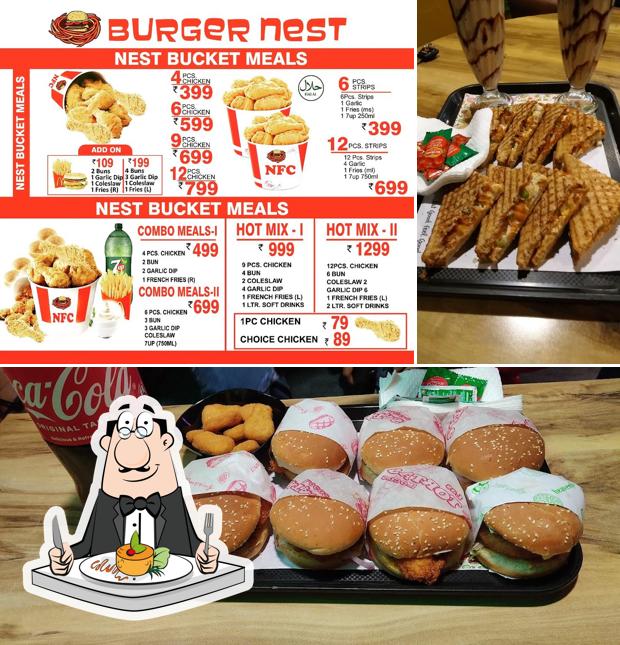 Food at Burger Nest