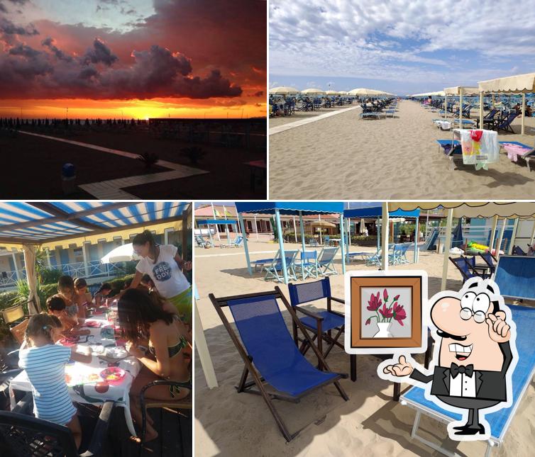 Gli interni di Bagno Leda - Spiaggia Viareggio Versilia