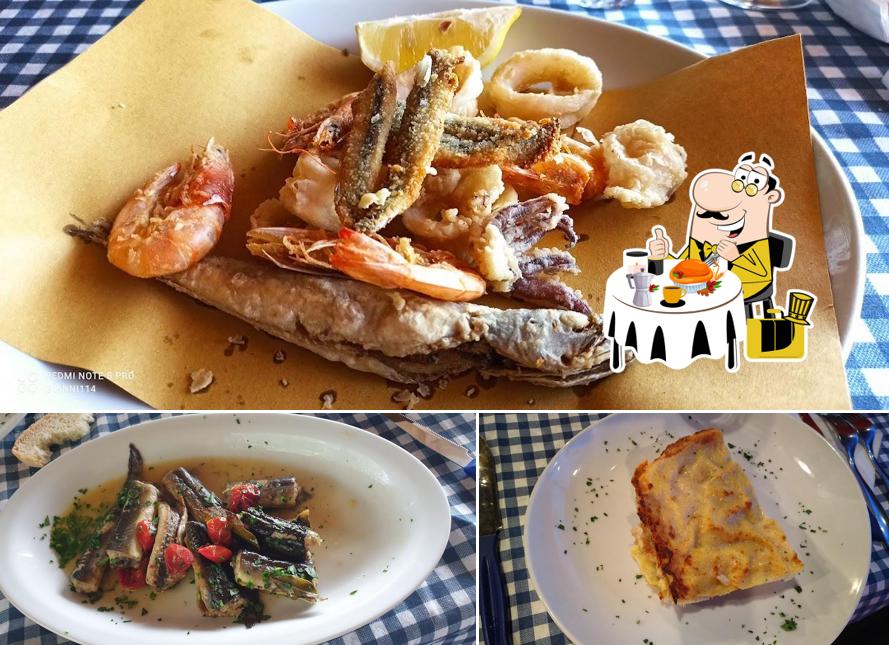 Lasagne al La Capanna del Pescatore