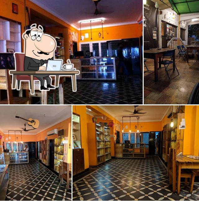 The interior of Moksha Resto cafe by Namo Food