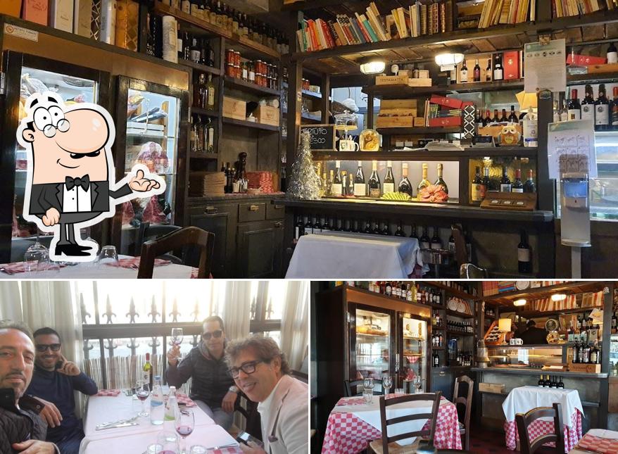 Gli interni di Antica Osteria Toscana