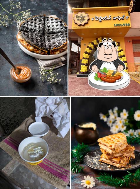 Food at The Belgian Waffle Co