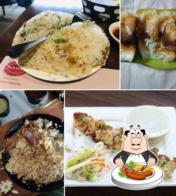 Food at Paragon Restaurant