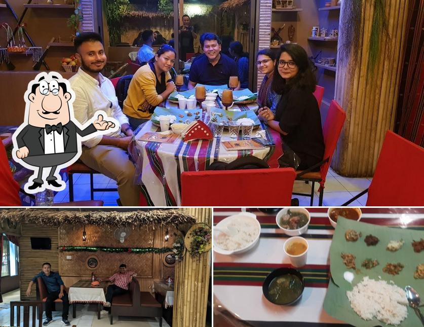 Take a seat at one of the tables at Red Pepper