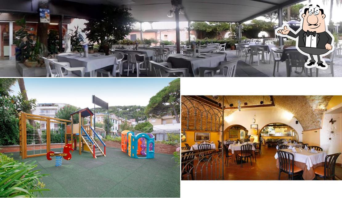 Guarda la foto che raffigura la interni e area giochi di Ristorante Le Palme Beach