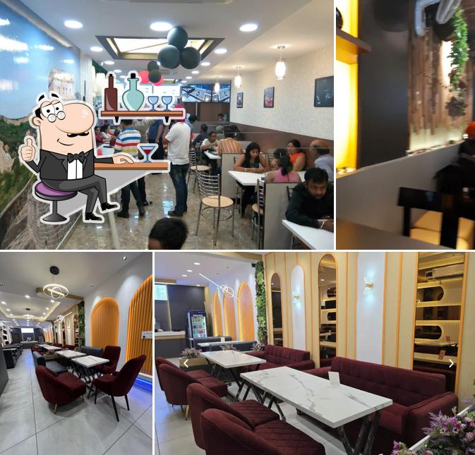 The interior of Burger bites