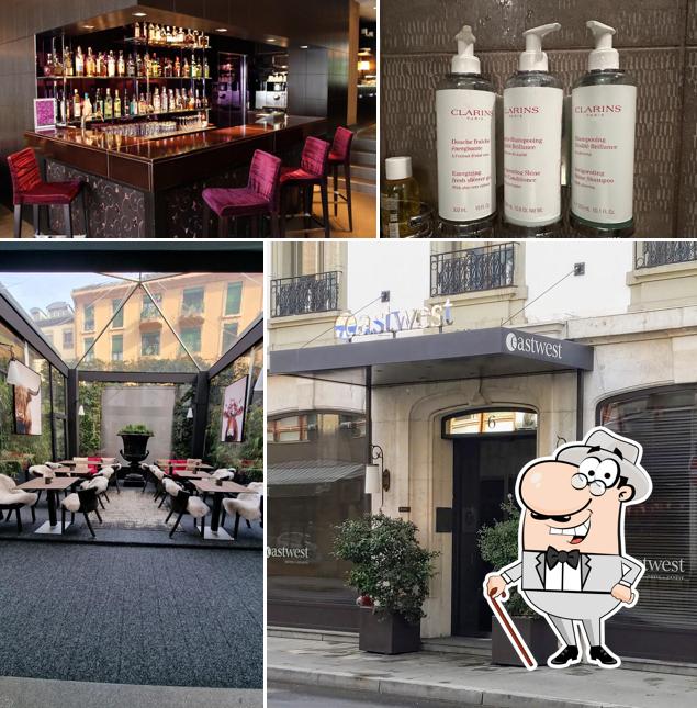 Hôtel Eastwest by Malone si caratterizza per la esterno e bevanda