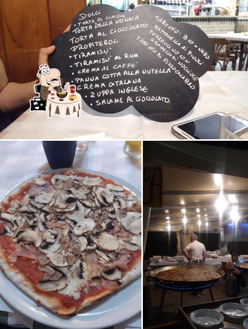 Questa è la foto che raffigura la cibo e lavagna di La Cayenna