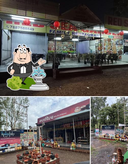 The exterior of Red Sea Garden Family Restaurant
