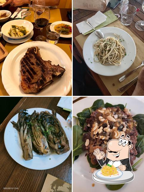 Spaghetti alla carbonara al Antica Osteria Mingot