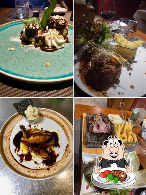 Bistecca al Restaurant Les Flambeaux