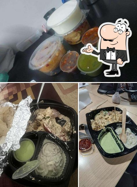The photo of interior and food at Mumbai Express Pav Bhaji Vada Pav