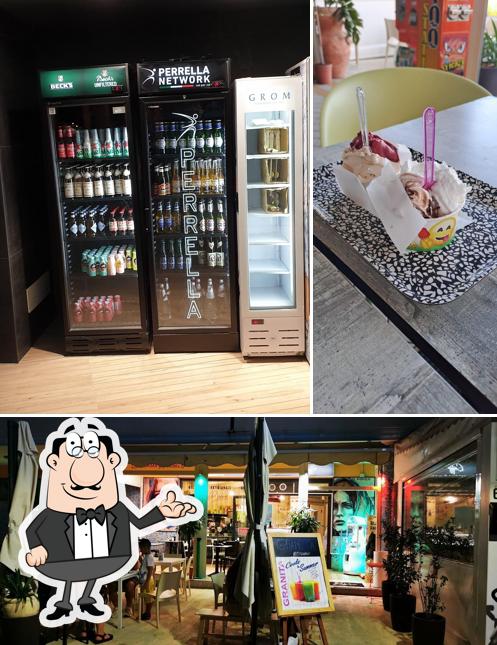 Gli interni di Gelateria Passion