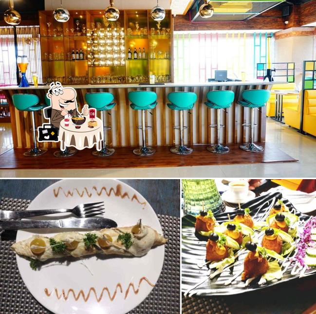 The restaurant's food and interior