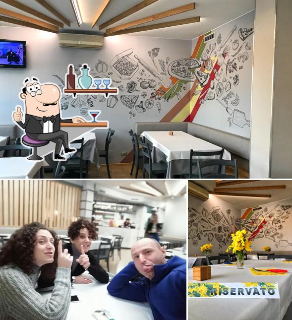 Dai un'occhiata agli interni di Pizzeria la terrazza