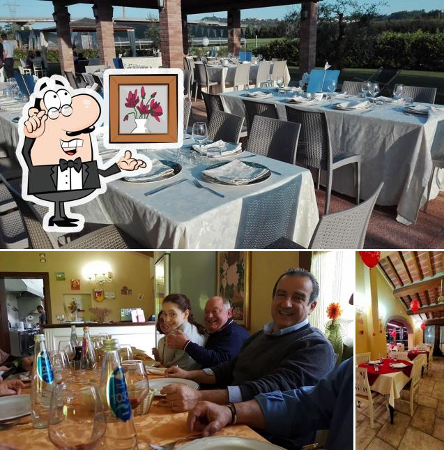 Gli interni di Locanda Cupelli