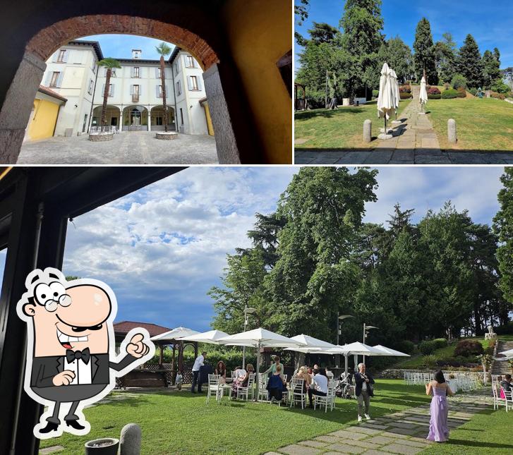 Puoi goderti l'aria fresca dal dehors di Villa Bregana Hotel