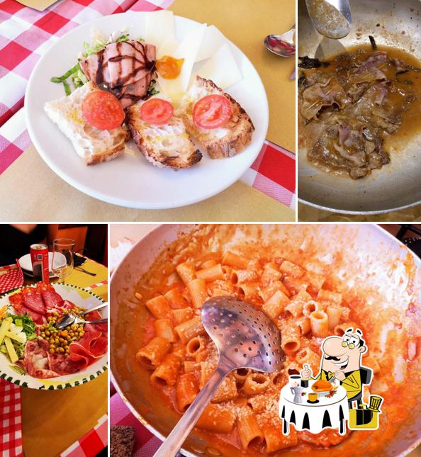 Platti al Trattoria "I Belloni"