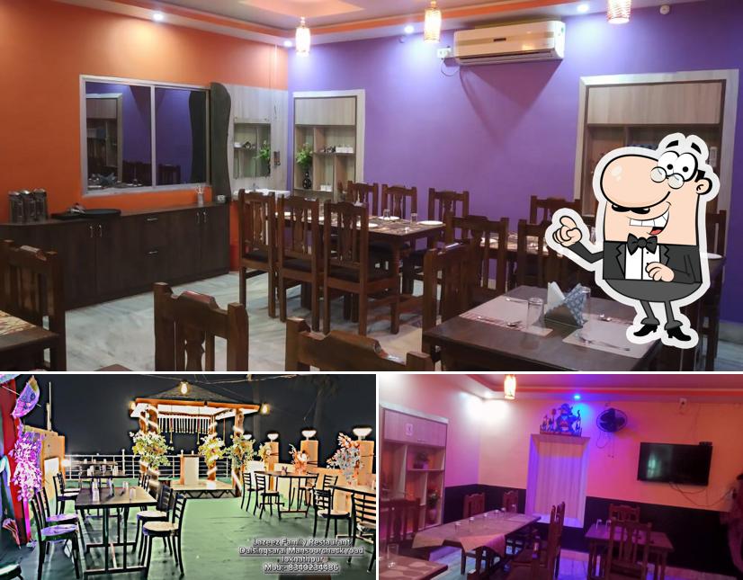 The interior of Lazeez Family Restaurant
