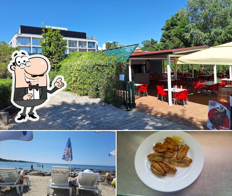 La foto di interni e cibo da Beach Bar "Paradiso"