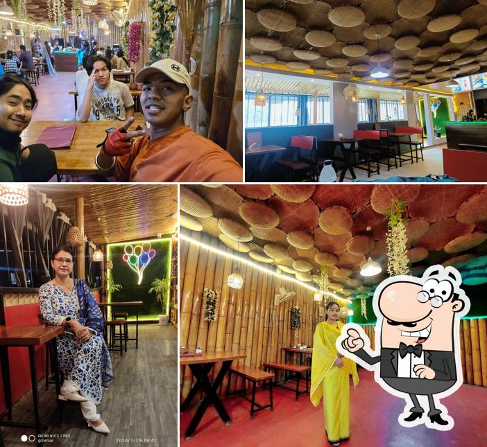 The interior of Meat zone cafe