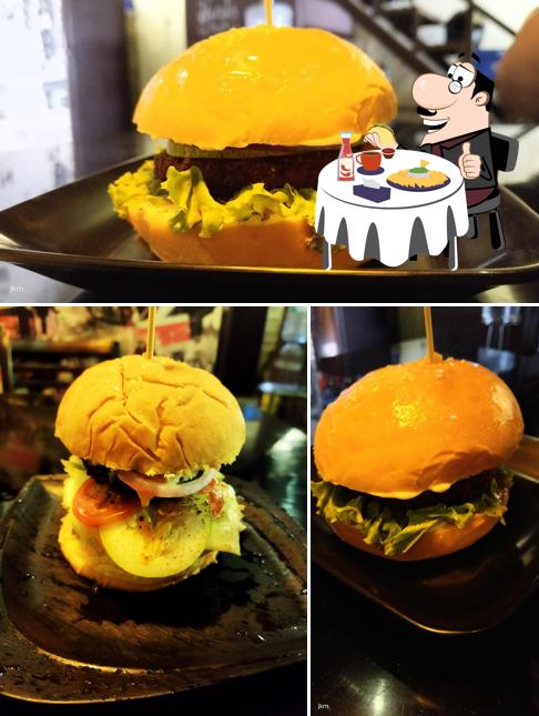 Get a burger at ST THOMAS CAFE HOUSE