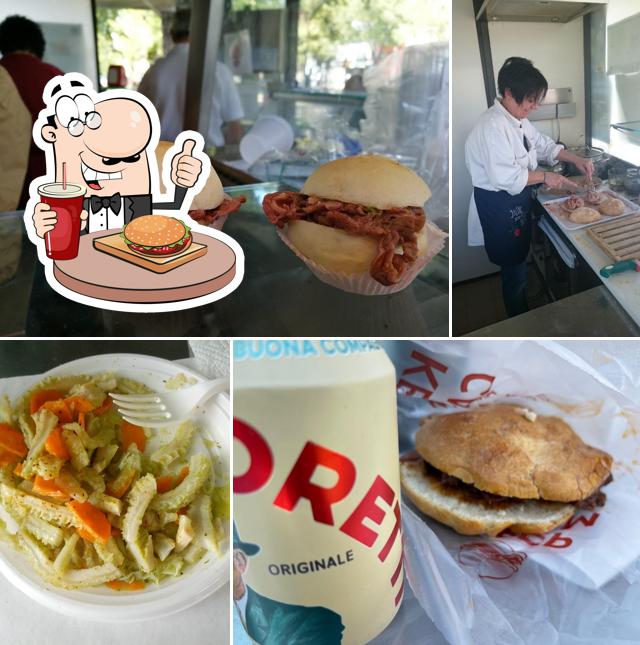 Prenditi un hamburger a Il Trippaio di Gavinana