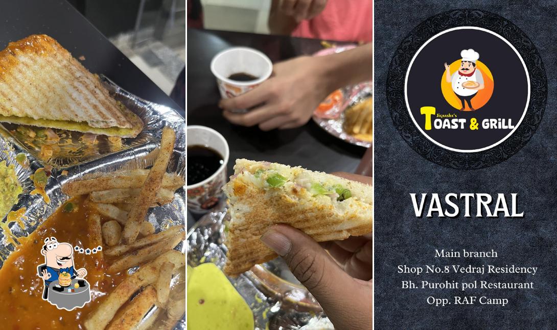 Food at Jignasha Toast and Grill Vastral