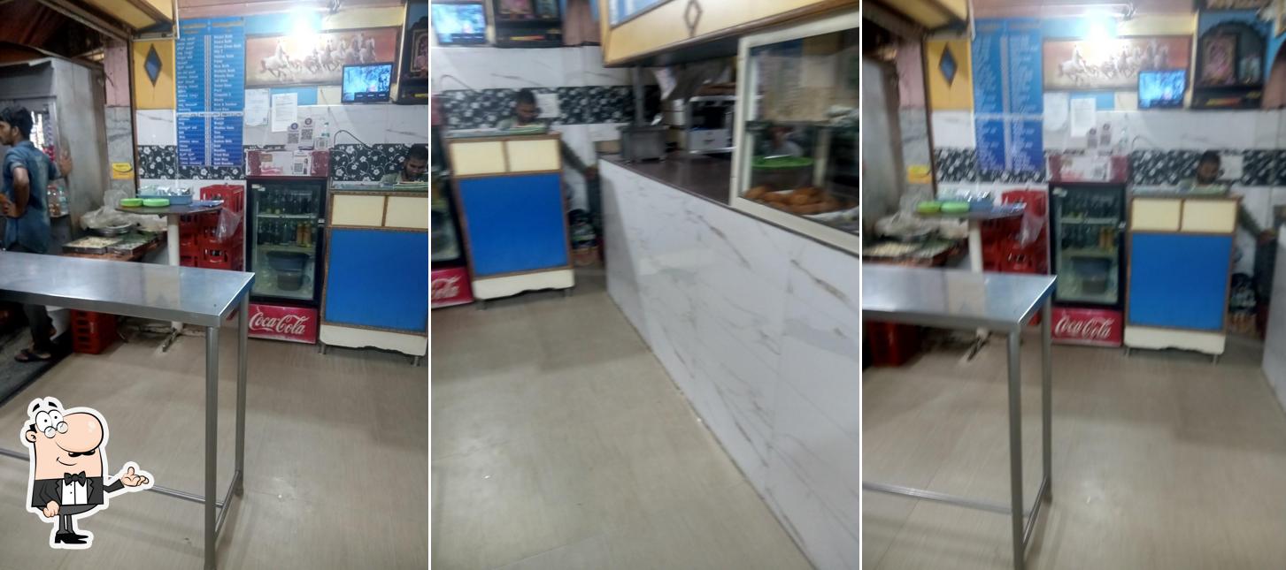 The interior of Sri Vinayaka Darshini Hotel