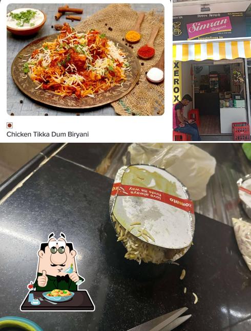 Meals at Simran Biryani
