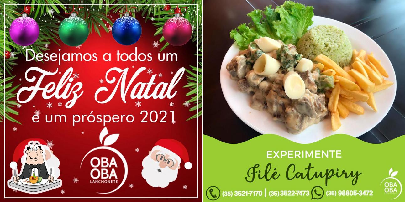 Comida em Villa Oba Restaurante e Pizzaria