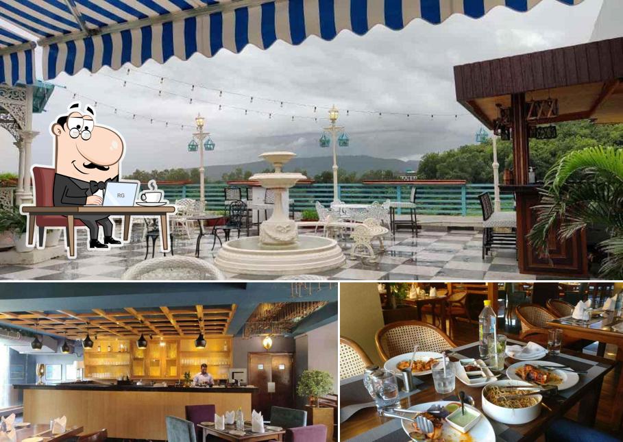 Check out how Auric Restaurant & Rooftop Cafe looks inside