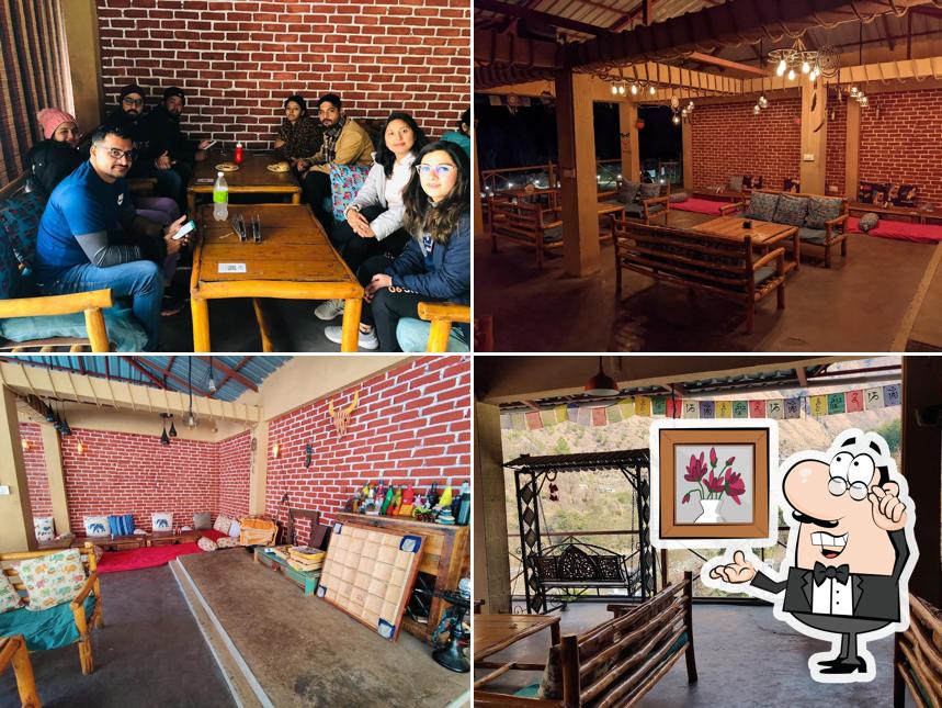 The interior of Mazel Tov Hostel & Café