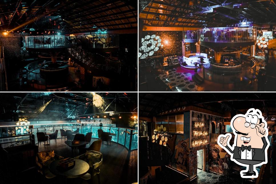 The interior of Meow Nightclub