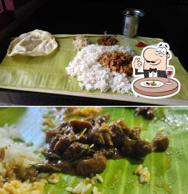 Food at Sandhiya Manpanai Hotel
