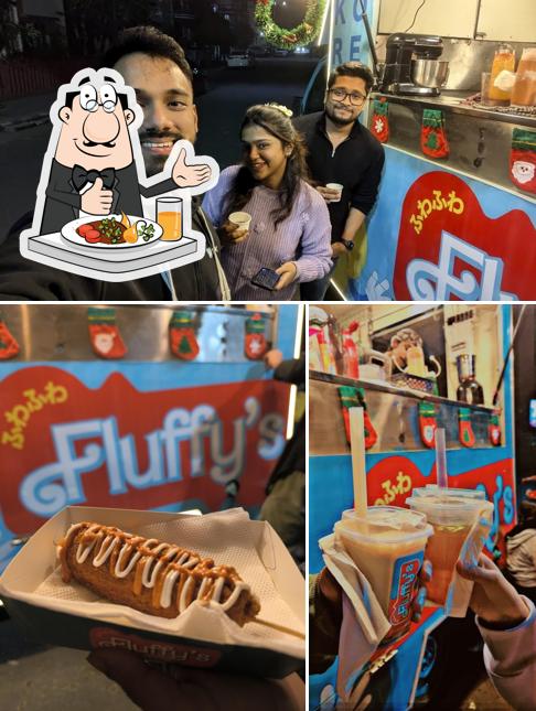 Among different things one can find food and beverage at FLUFFY’S