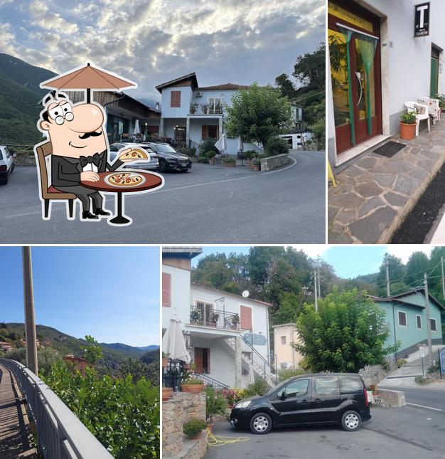 Goditi la vista dall'area esterna di Locanda Albergo Ristorante Da Lisetta